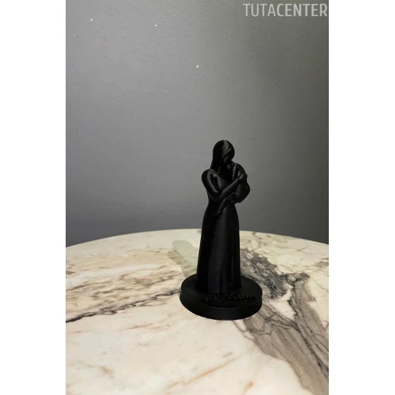 1 Numaralı Anne Ve Bebek Dekoratif Biblo( Anneler Günü, Yeni Doğan Hediyesi )