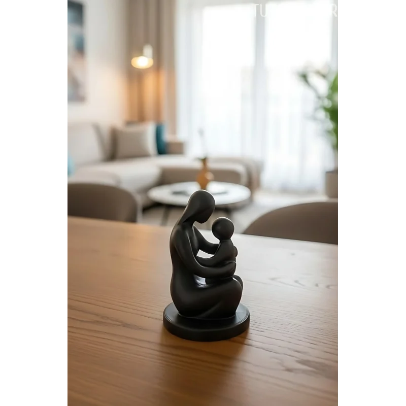 Bebeğini Tutan Anne Ilk Kucaklaşma Dekoratif Biblo Anne Ve Bebek Biblo( Anneler Günü Hediyesi )