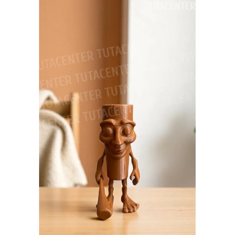 Tung Tung Sahur Brainrot Figür Tiktok Ai Karakter Meme Figür