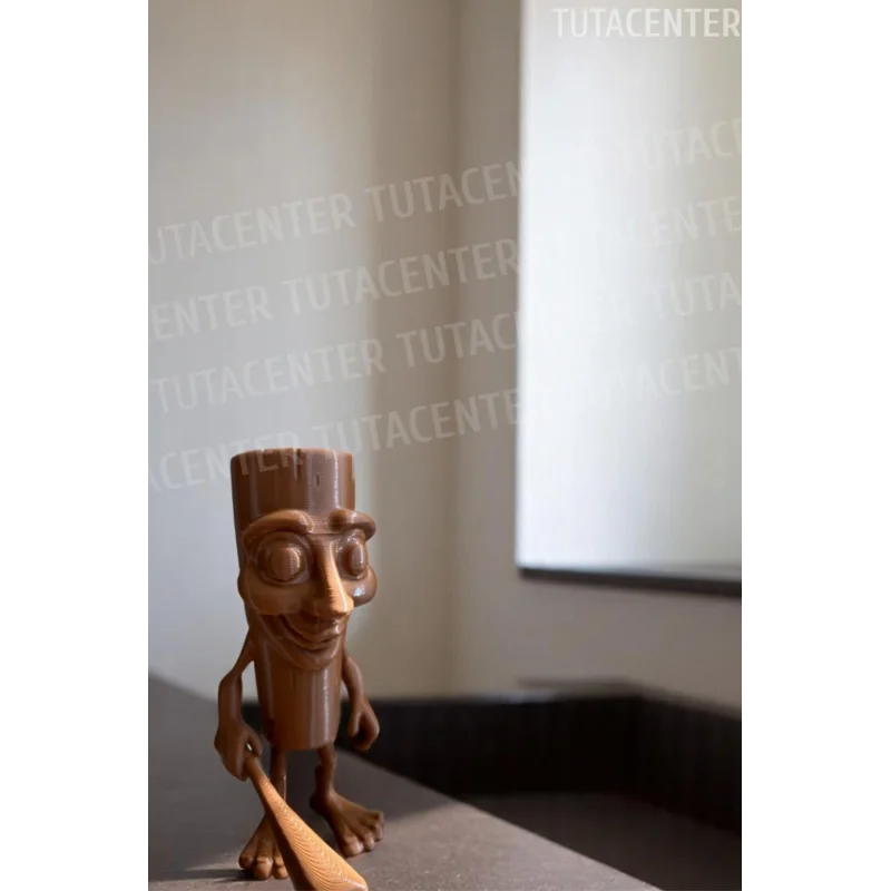 Tung Tung Sahur Brainrot Figür Tiktok Ai Karakter Meme Figür