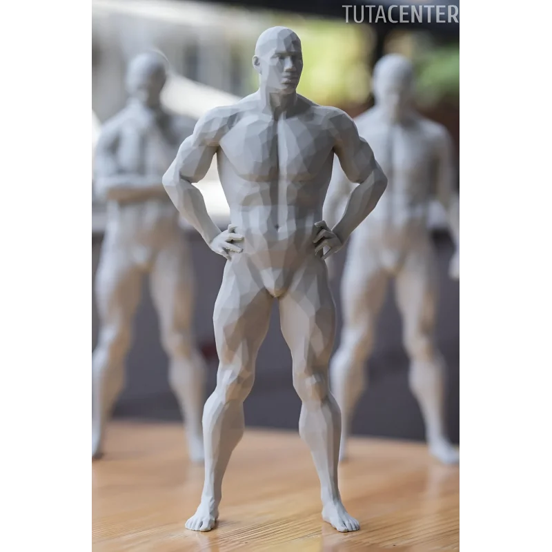 Tehlikeli Adamlar Biblo - Kaslı Erkek Figürü - 3lü Çete Biblosu. Ev ve Spor Salonu Dekorasyonu