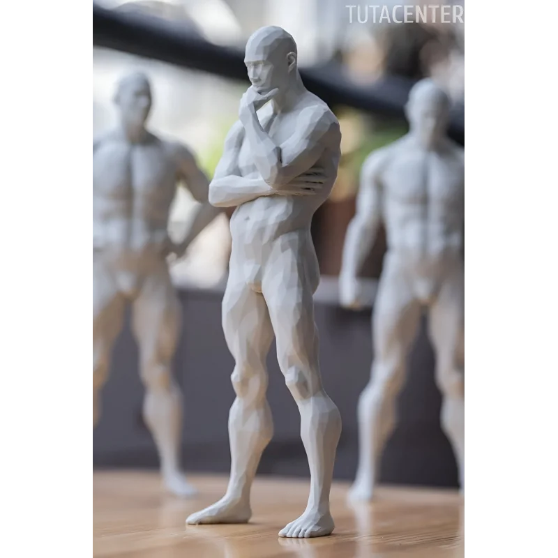 Tehlikeli Adamlar Biblo - Kaslı Erkek Figürü - 3lü Çete Biblosu. Ev ve Spor Salonu Dekorasyonu