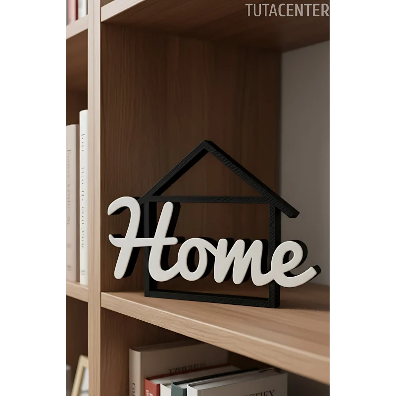 Home Yazılı Dekoratif Biblo Masaüstü Dekor, Raf ve Tv Ünitesi Dekorasyonu. Ev Dekorasyonu