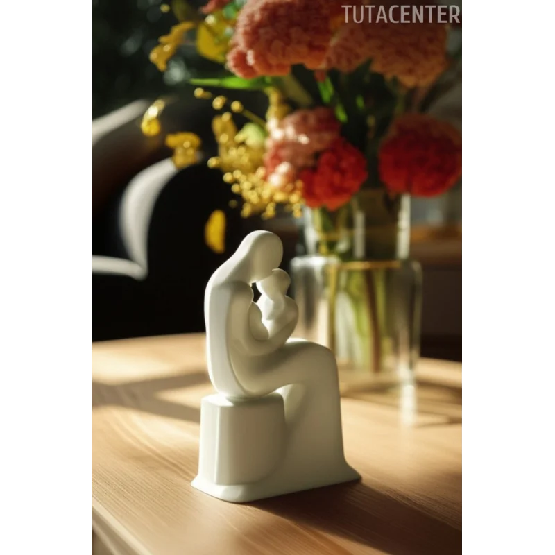 Anne Çocuk Kırılmaz Bağ Dekoratif Biblo (Ev ve çocuk odası dekorasyonu)