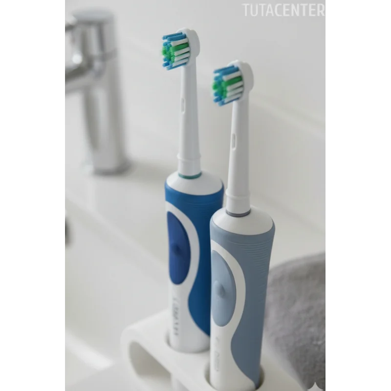 Şarjlı Diş Fırçası Tutucu Stand 2 Bölmeli