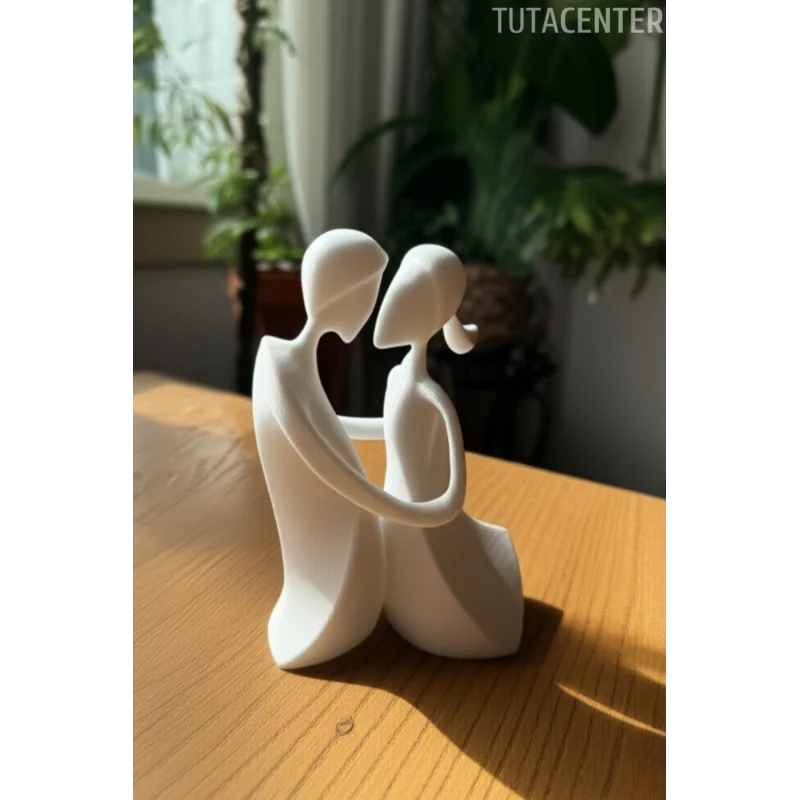 Romantik Çift Biblo Dans Eden Kadın Ve Erkek Biblo İskandinav Tarzı Biblo Ev Dekorasyon