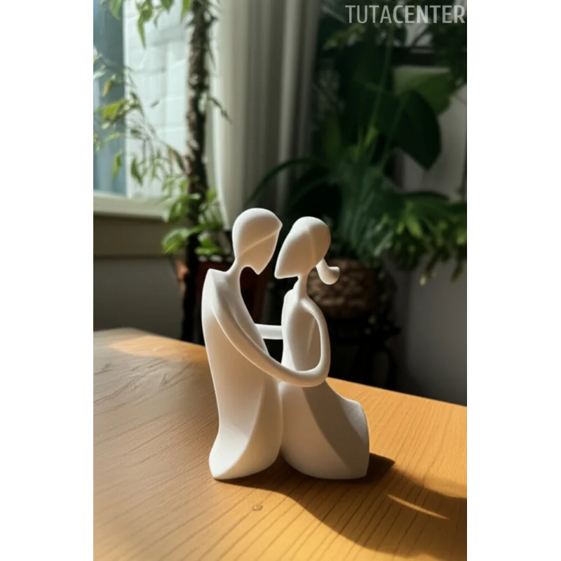 Romantik Çift Biblo Dans Eden Kadın Ve Erkek Biblo İskandinav Tarzı Biblo Ev Dekorasyon