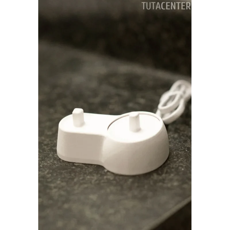 Şarjlı Diş Fırçalık Tutucu Stand 2 Bölmeli