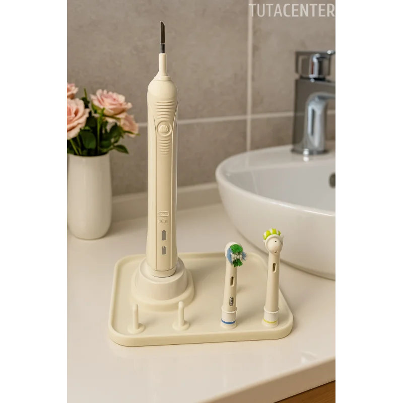 Şarjlı Diş Fırçalık Tutucu Stand 5 Bölmeli