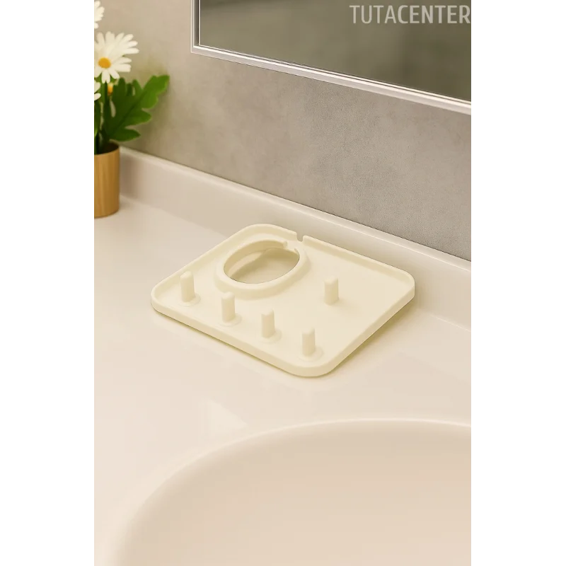 Şarjlı Diş Fırçalık Tutucu Stand 5 Bölmeli