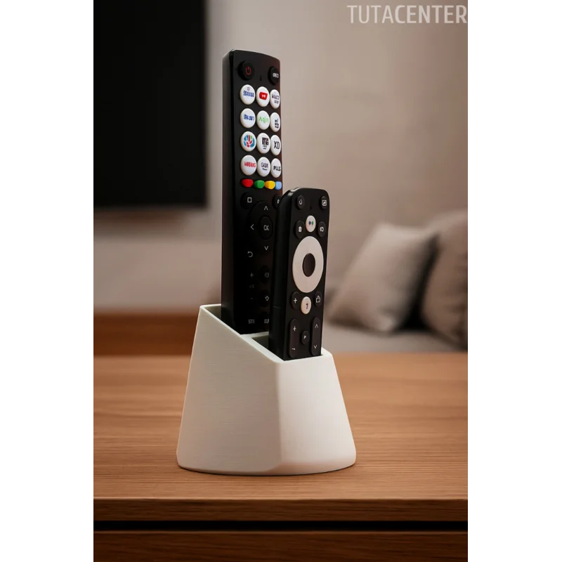 Kumanda Organizer Standı Uzaktan Kumanda Düzenleyici 2li Modern Kumandalık