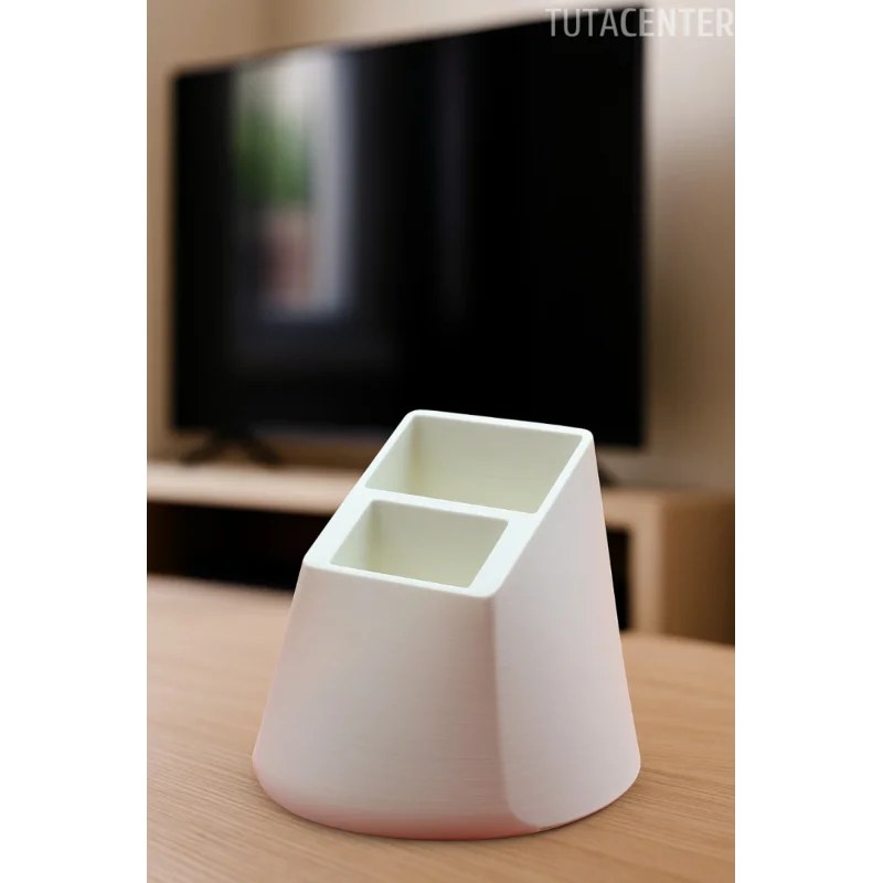 Kumanda Organizer Standı Uzaktan Kumanda Düzenleyici 2li Modern Kumandalık