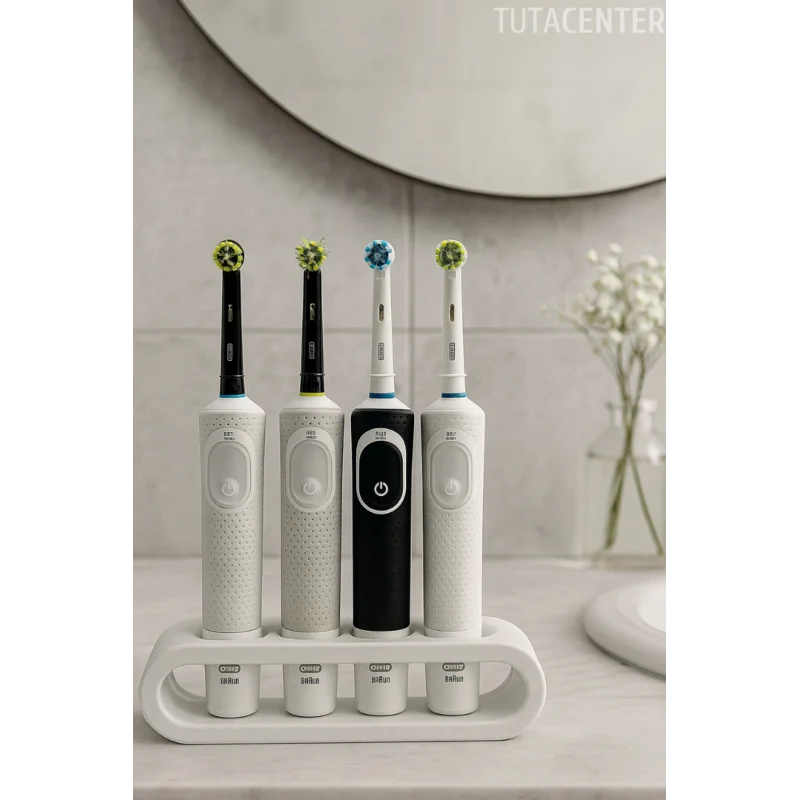 Şarjlı Diş Fırçası Standı 4lü - Modern Şık ve Pratik Çözüm