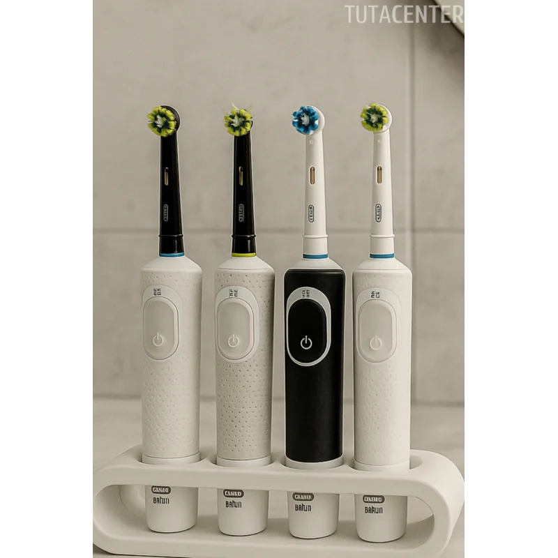 Şarjlı Diş Fırçası Standı 4lü - Modern Şık ve Pratik Çözüm