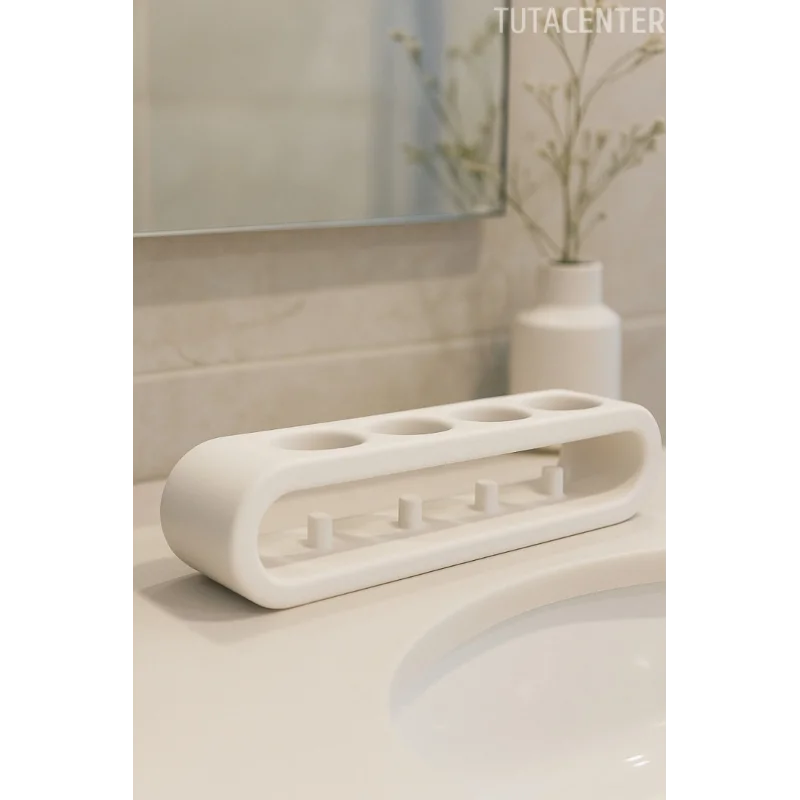 Şarjlı Diş Fırçası Standı 4lü - Modern Şık ve Pratik Çözüm