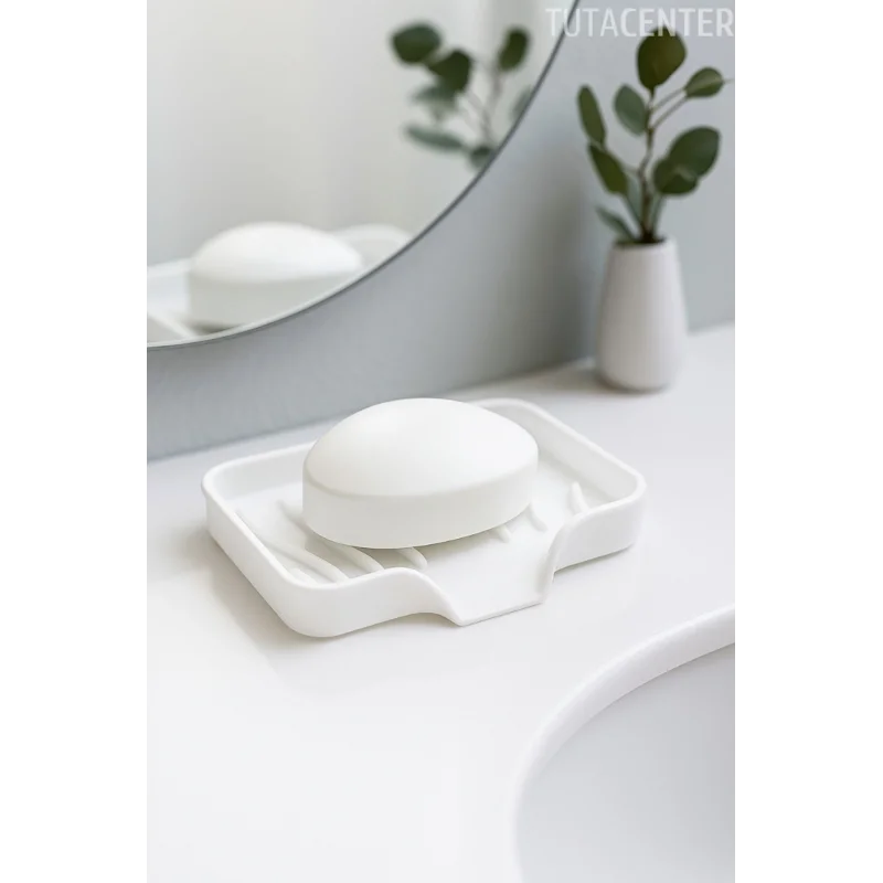 Tahliyeli Su Tutmaz Modern Katı Sabunluk