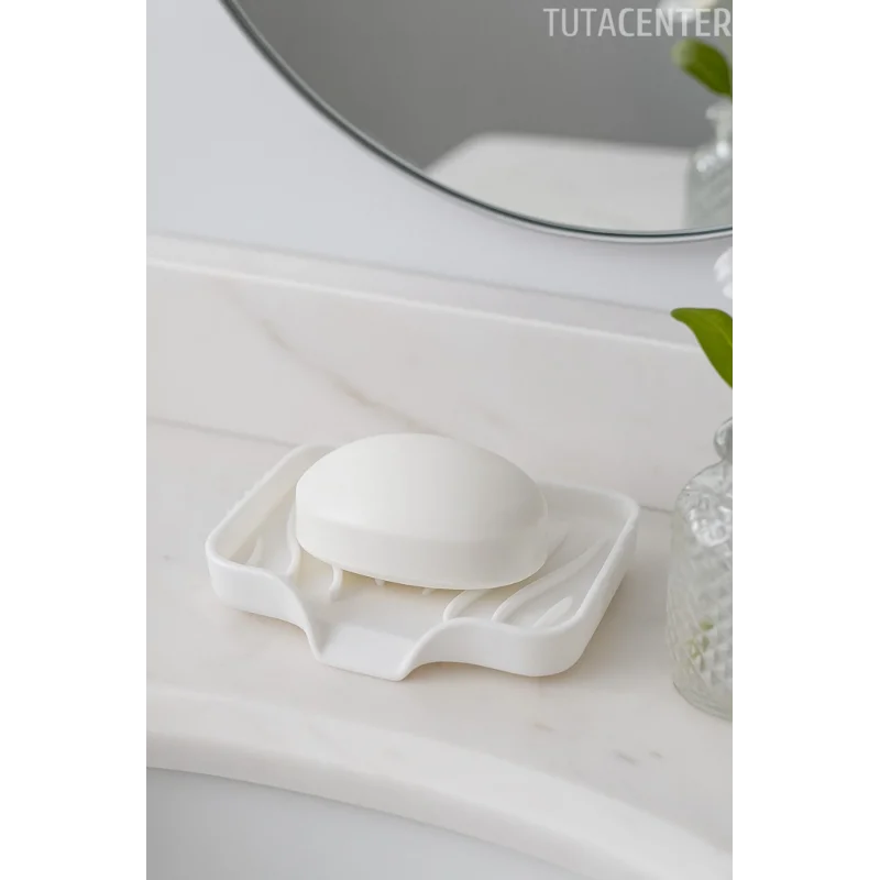 Tahliyeli Su Tutmaz Modern Katı Sabunluk