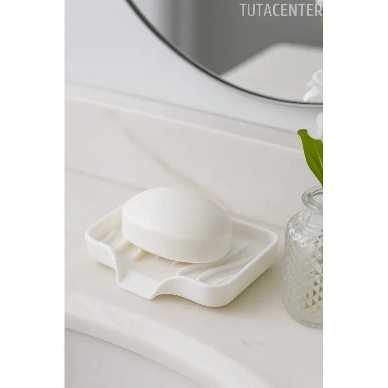 Tahliyeli Su Tutmaz Modern Katı Sabunluk