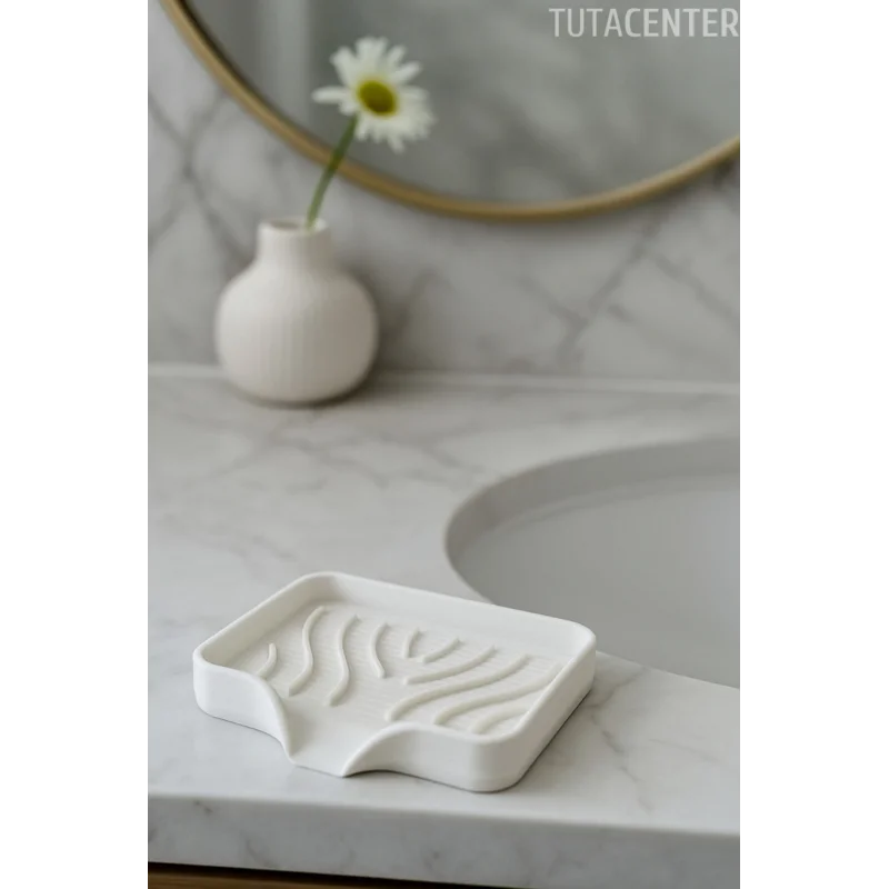 Tahliyeli Su Tutmaz Modern Katı Sabunluk