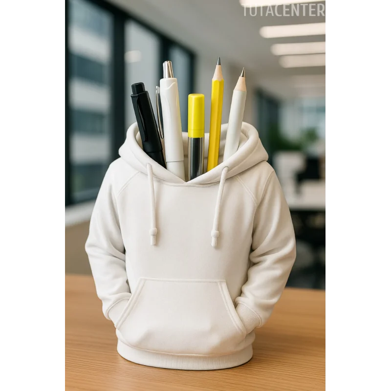 Minimalist Sweatshirt Benzersiz Modern Kalemlik (kalem, Marker, Makyaj Malzemeleri Için ) 11 Cm