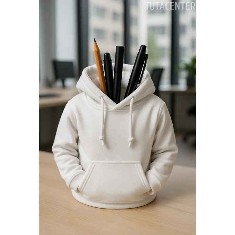 Minimalist Sweatshirt Benzersiz Modern Kalemlik (kalem, Marker, Makyaj Malzemeleri Için ) 11 Cm