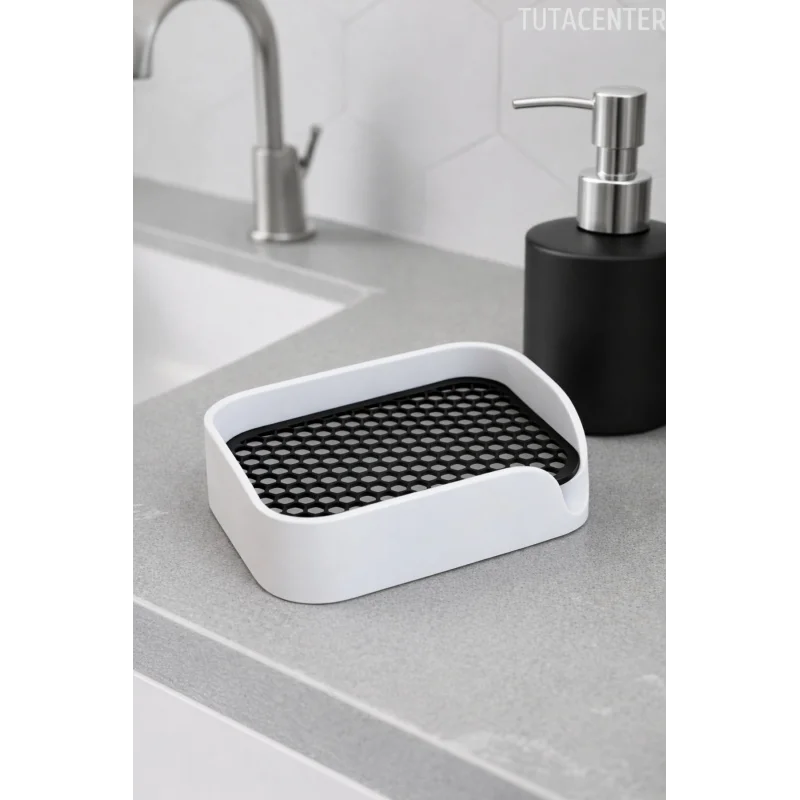 Minimalist Tahliyeli Modern Katı Sabunluk