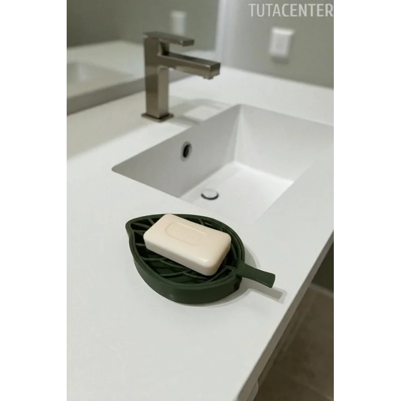 YAPRAK MODEL SABUNLUK - SU TUTMAZ SABUNLUK - TAHLİYELİ KATI SABUNLUK