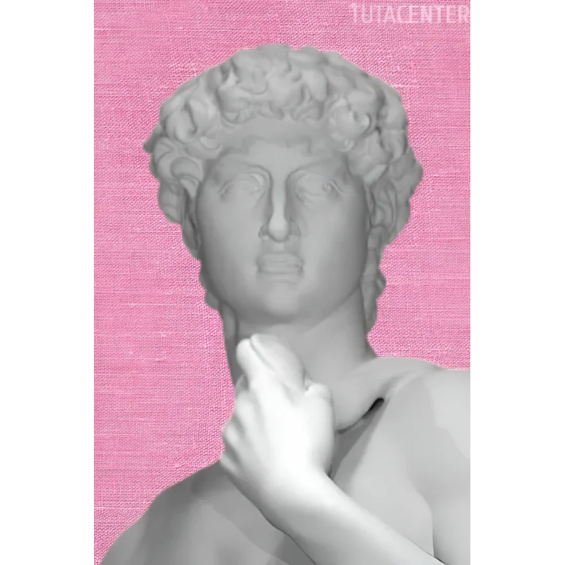 Davut Heykel Figürü 15cm - Antik Heykel Modeli - Dekoratif Antik Heykel