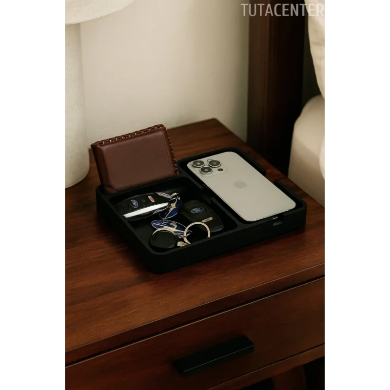 Telefon Cüzdan Ve Anahtar Tepsisi Çok Amaçlı Organizatör (Sert Plastik)