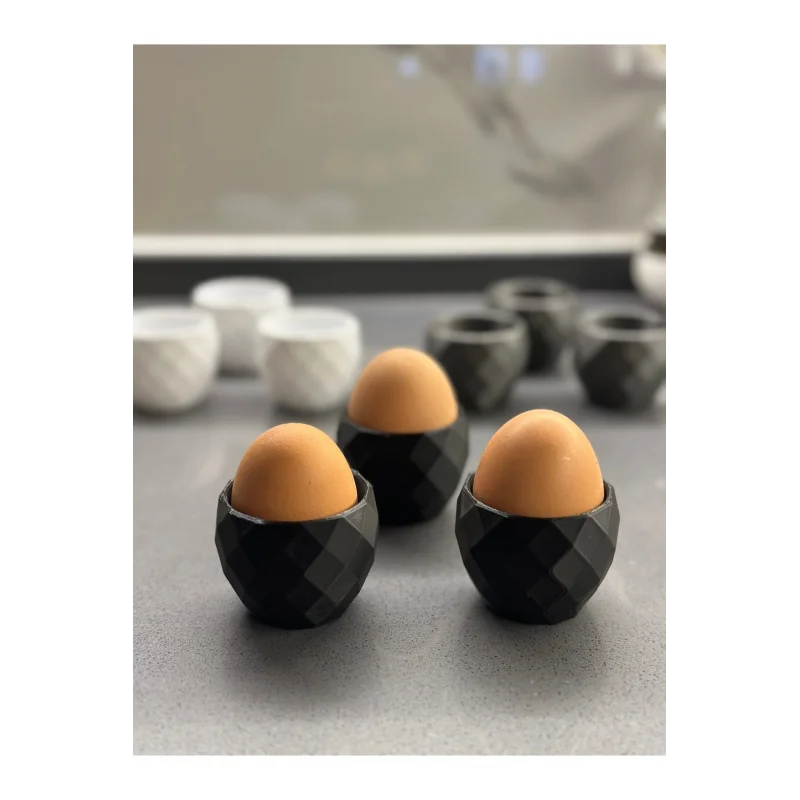 3Lü Modern Yumurtalık Seti Siyah