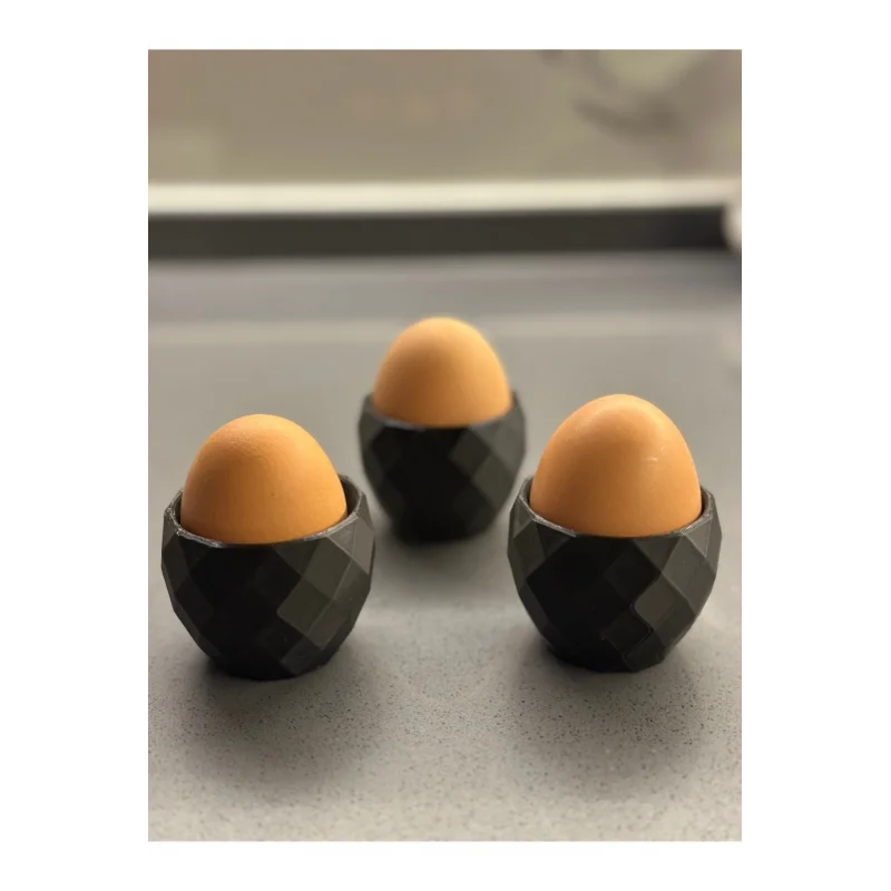 3Lü Modern Yumurtalık Seti Siyah