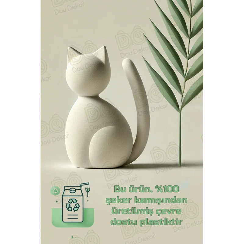 Kedi Kapı Stoper 3lü Set  | Şirin, Güvenilir ve İşlevsel Kapı  Tutucu  | 3 Adet Siyah