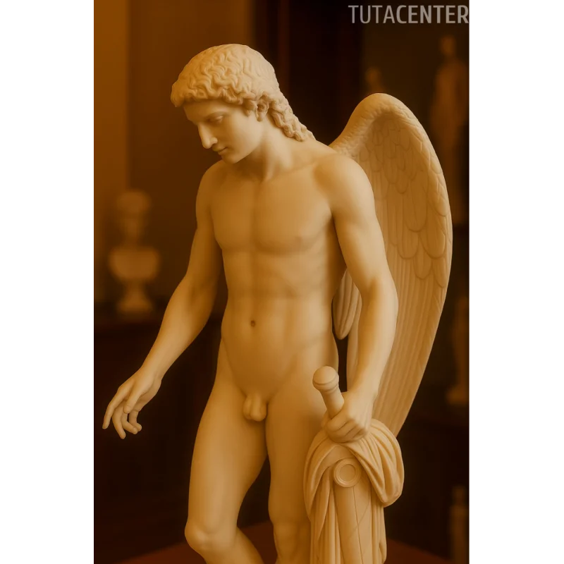 EROS Heykel Figürü Plastik 15cm - Antik Heykel Modeli - Dekoratif Antik Heykel