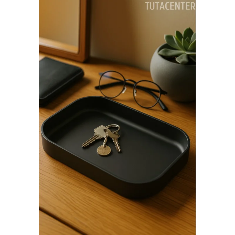 Modern Dikdörtgen Anahtar Tepsisi Organizer