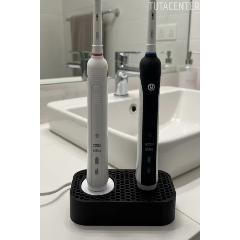 Şarjlı Diş Fırçası Standı ( 1 Yuva Sarj Aleti ) ( 1 Yuva Diş Fırçası ) - Modern ve Şık Diş Fırçalık