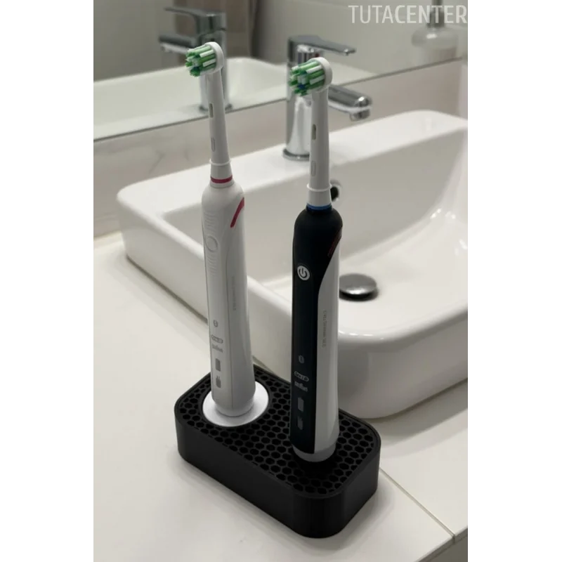 Şarjlı Diş Fırçası Standı ( 1 Yuva Sarj Aleti ) ( 1 Yuva Diş Fırçası ) - Modern ve Şık Diş Fırçalık