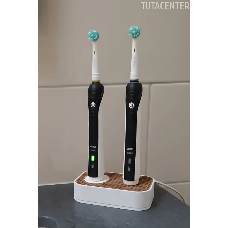 Şarjlı Diş Fırçası Standı ( 1 Yuva Sarj Aleti ) ( 1 Yuva Diş Fırçası ) - Modern ve Şık Diş Fırçalık