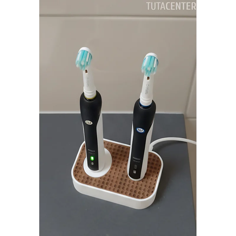Şarjlı Diş Fırçası Standı ( 1 Yuva Sarj Aleti ) ( 1 Yuva Diş Fırçası ) - Modern ve Şık Diş Fırçalık