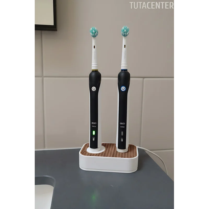 Şarjlı Diş Fırçası Standı ( 1 Yuva Sarj Aleti ) ( 1 Yuva Diş Fırçası ) - Modern ve Şık Diş Fırçalık