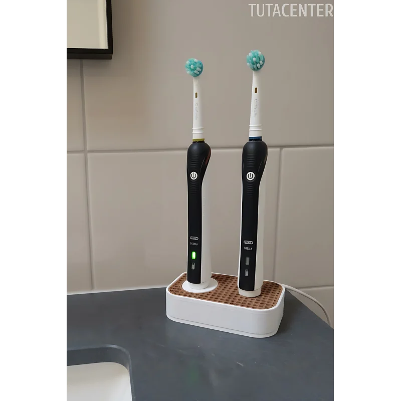 Şarjlı Diş Fırçası Standı ( 1 Yuva Sarj Aleti ) ( 1 Yuva Diş Fırçası ) - Modern ve Şık Diş Fırçalık