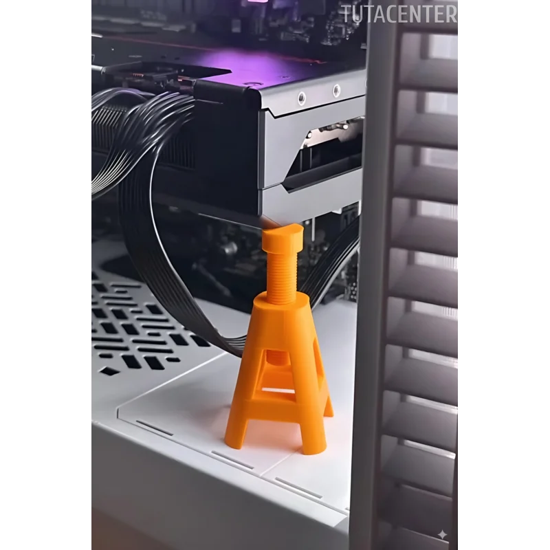 Ayarlanabilir Ekran Kartı Tutucu, Turuncu Ekran Kartı Destek Aparatı Ekran Kartı Destekleyici