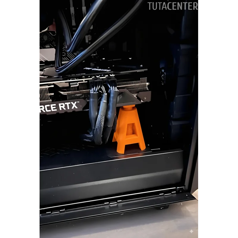 Ayarlanabilir Ekran Kartı Tutucu, Turuncu Ekran Kartı Destek Aparatı Ekran Kartı Destekleyici