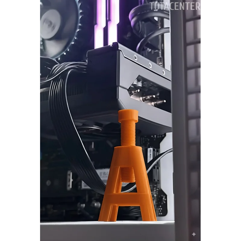 Ayarlanabilir Ekran Kartı Tutucu, Turuncu Ekran Kartı Destek Aparatı Ekran Kartı Destekleyici