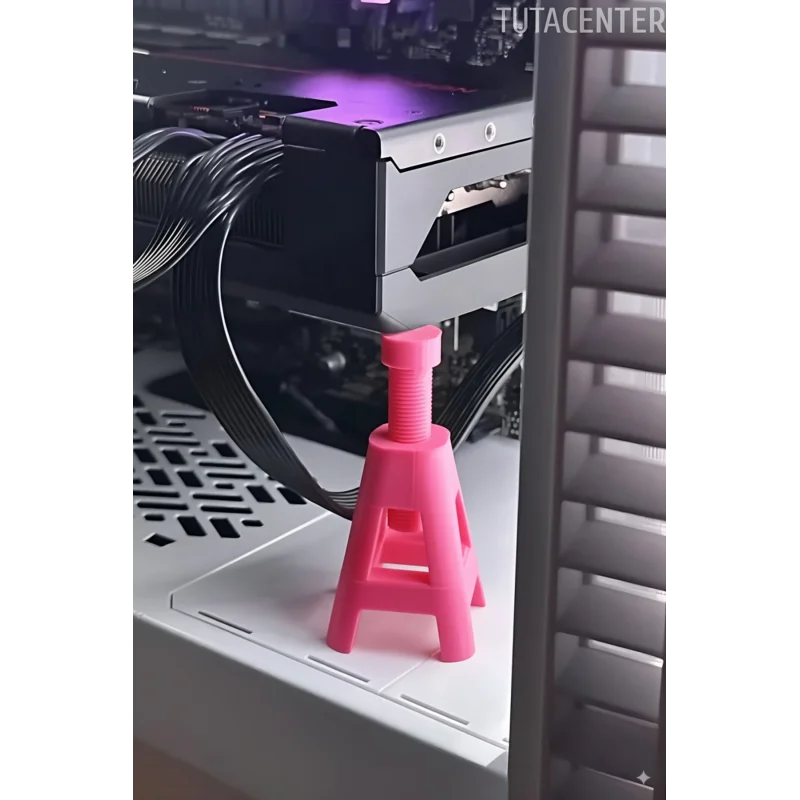 Ayarlanabilir Ekran Kartı Tutucu, Pembe Ekran Kartı Destek Aparatı Support, Ekran Kartı Destekleyici