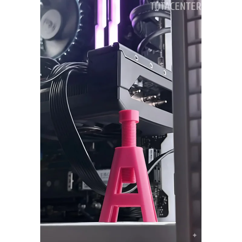 Ayarlanabilir Ekran Kartı Tutucu, Pembe Ekran Kartı Destek Aparatı Support, Ekran Kartı Destekleyici