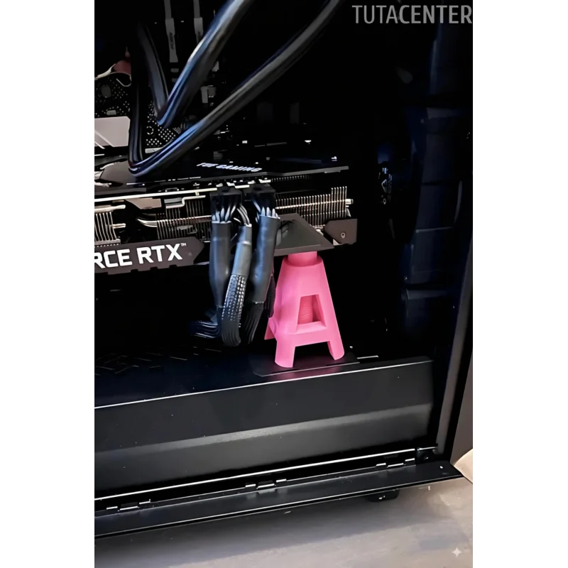 Ayarlanabilir Ekran Kartı Tutucu, Pembe Ekran Kartı Destek Aparatı Support, Ekran Kartı Destekleyici