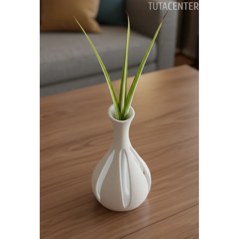 Zephry Vazo - Plastik Modern ve Şık Görünüm Vazo 15cm