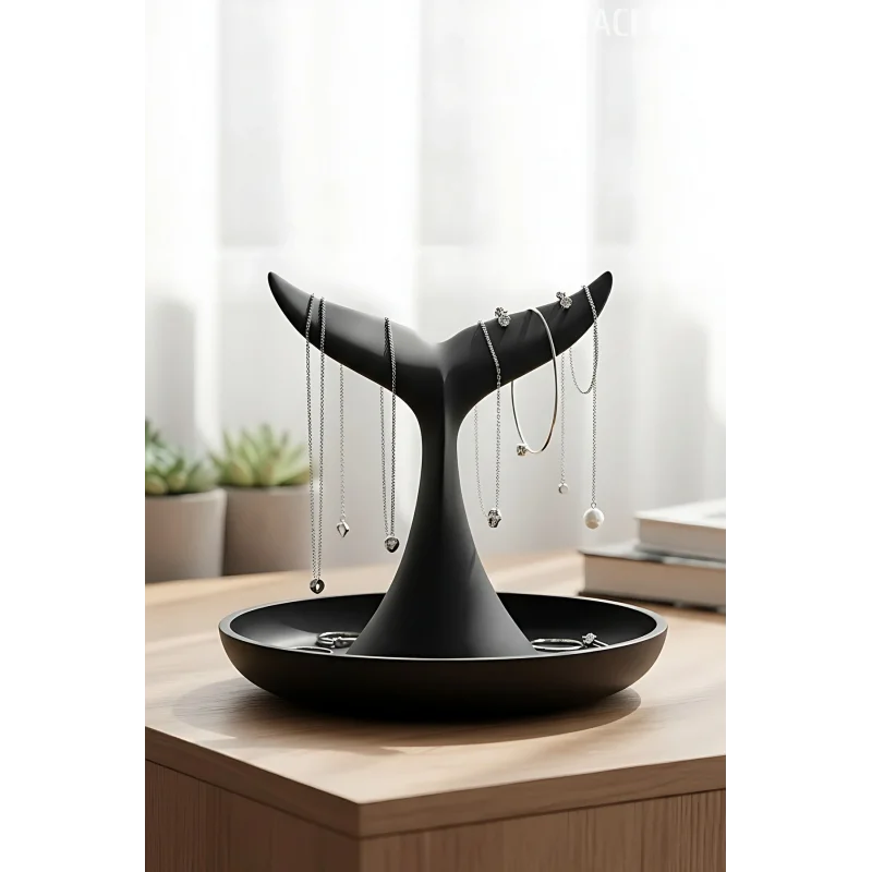 Balina Kuyruğu Takı Kabı & Takı Askılığı & Mücevher Standı