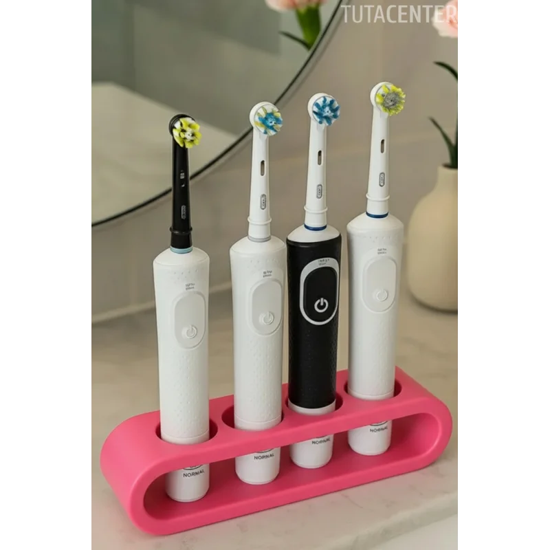 Şarjlı Diş Fırçası Standı 4lü - Modern Şık ve Pratik Çözüm
