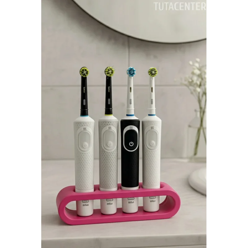 Şarjlı Diş Fırçası Standı 4lü - Modern Şık ve Pratik Çözüm